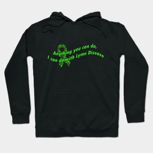 Lyme tshirt dark background Hoodie